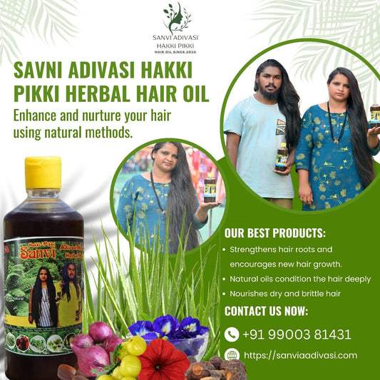 SANVI ADIVASI NEELAMBARI HERBAL HAIR OIL ALL VARIANT