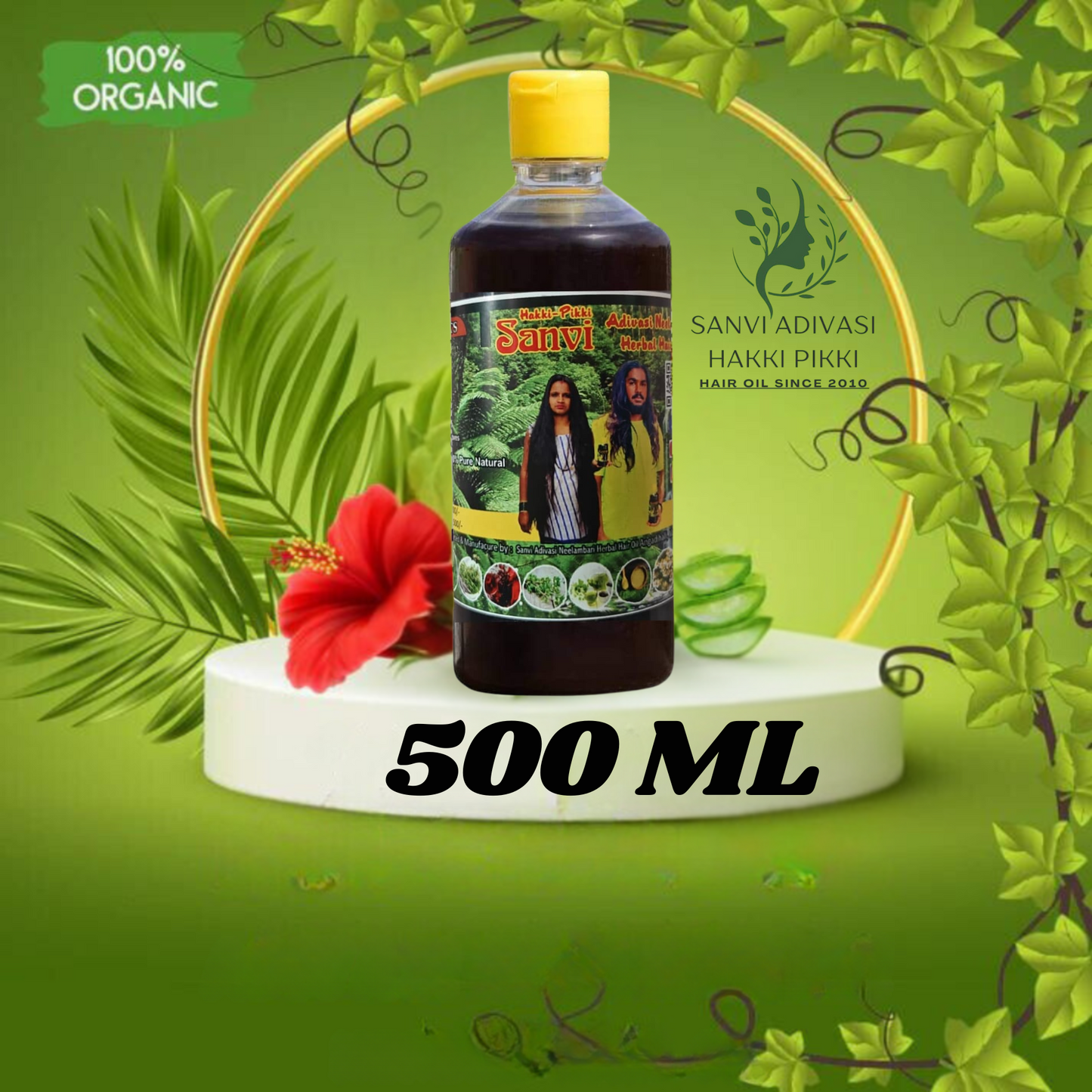 Sanvi Adivasi Neelambari Herbal Hair Oil 500ml