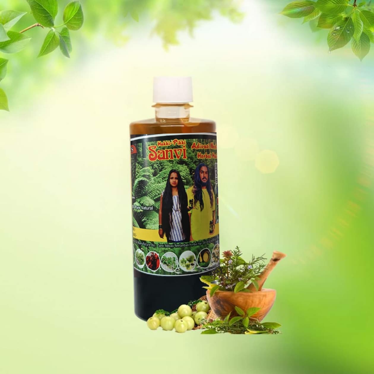 Sanvi Adivasi Neelambari Herbal Hair Oil 500ml